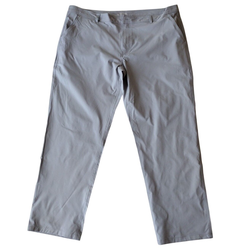32 Degrees Cool Stretch Performance Golf Pants Men 44 Gray Stormy Sky Flat Front
